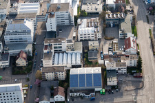 METDRA Metall- und Drahtwarenfabrik GmbH, Dieselstr im Ortsteil Eltingen in Leonberg im Bundesland Baden-Württemberg, Deutschland von oben