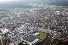 METDRA Metall- und Drahtwarenfabrik GmbH, Dieselstr im Ortsteil Eltingen in Leonberg im Bundesland Baden-Württemberg, Deutschland aus der Drohnenperspektive
