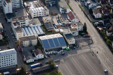 METDRA Metall- und Drahtwarenfabrik GmbH, Dieselstr im Ortsteil Eltingen in Leonberg im Bundesland Baden-Württemberg, Deutschland von einer Drohne aus