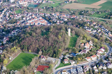 Luftbild von Engelbergturm in Leonberg im Bundesland Baden-Württemberg, Deutschland