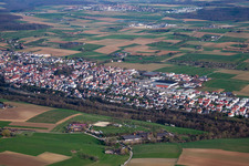 Luftbild von Ortsteil Höfingen in Leonberg im Bundesland Baden-Württemberg, Deutschland