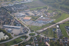 Soufflenheim im Bundesland Bas-Rhin, Frankreich von oben