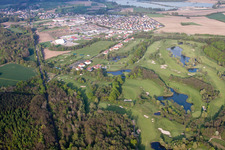 Soufflenheim , Golfclub Soufflenheim Baden-Baden im Bundesland Bas-Rhin, Frankreich aus der Vogelperspektive