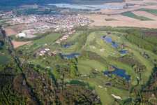 Drohnenbild von Soufflenheim , Golfclub Soufflenheim Baden-Baden im Bundesland Bas-Rhin, Frankreich
