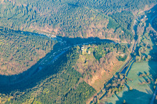Dahn im Bundesland Rheinland-Pfalz, Deutschland aus der Vogelperspektive