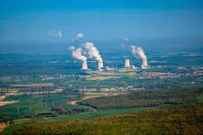 Luftbild von Centrale Nucleaire Cattenom im Bundesland Moselle, Frankreich