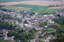 Luftbild von Lesquielles-Saint-Germain im Bundesland Aisne, Frankreich