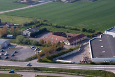 Luftaufnahme von Marquise im Bundesland Pas-de-Calais, Frankreich