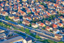 S-Bahnhof Bietigheim(Baden) im Bundesland Baden-Württemberg, Deutschland
