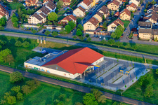 Luftbild von Edeka Fitterer an der Schwarzwaldstr in Bietigheim im Bundesland Baden-Württemberg, Deutschland