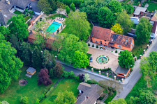 Luftaufnahme von Villen am Parkring x Ziegelbergstr in Jockgrim im Bundesland Rheinland-Pfalz, Deutschland