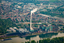 Luftbild von Neckarau, GKM in Mannheim im Bundesland Baden-Württemberg, Deutschland