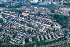 Relaisstr im Ortsteil Rheinau in Mannheim im Bundesland Baden-Württemberg, Deutschland