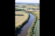 River Severn near Sandhurst in Ashleworth im Bundesland England, Großbritanien
