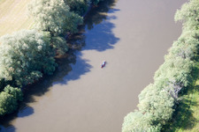 Luftbild von River Severn near Sandhurst in Ashleworth im Bundesland England, Großbritanien