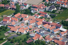 Schleithal im Bundesland Bas-Rhin, Frankreich aus der Luft