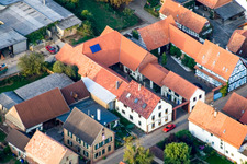 Weingut Nagel in Vollmersweiler im Bundesland Rheinland-Pfalz, Deutschland vom Flugzeug aus