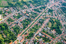 Allee vom Schloß in Ballenstedt im Bundesland Sachsen-Anhalt, Deutschland