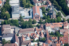 Gebäude der Veranstaltungshalle Gartenhalle in Ettlingen im Bundesland Baden-Württemberg, Deutschland