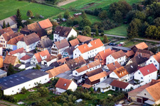 Saarstr in Kandel im Bundesland Rheinland-Pfalz, Deutschland von oben