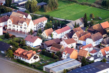 Saarstr in Kandel im Bundesland Rheinland-Pfalz, Deutschland aus der Luft
