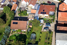 Brehmstr im Ortsteil Minderslachen in Kandel im Bundesland Rheinland-Pfalz, Deutschland aus der Luft betrachtet