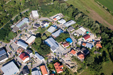 Gewerbegebiet und Firmenansiedlung Mittelwegring in Jockgrim im Bundesland Rheinland-Pfalz, Deutschland