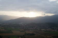 Schrägluftbild von Castroncello im Bundesland Toscana, Italien