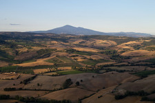 Luftbild von La Pievaccia im Bundesland Toscana, Italien