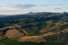 Montefollonico im Bundesland Toscana, Italien