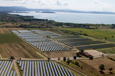 Borghetto im Bundesland Umbria, Italien aus der Luft