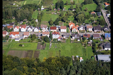 Schrägluftbild von In den Boschgärten im Ortsteil Schaidt in Wörth am Rhein im Bundesland Rheinland-Pfalz, Deutschland