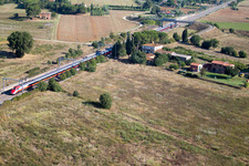 Castroncello im Bundesland Toscana, Italien aus der Luft