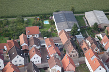 Drohnenbild von Kandel, Saarstr im Bundesland Rheinland-Pfalz, Deutschland
