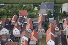 Kandel, Saarstr im Bundesland Rheinland-Pfalz, Deutschland aus der Drohnenperspektive