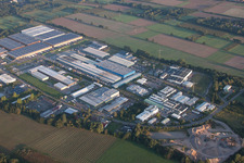 Industriegebiet Landau-Ost, Alcan Aluminium-Presswerk Pfalz GmbH in Landau in der Pfalz im Bundesland Rheinland-Pfalz, Deutschland