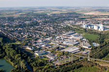 Industrie- und Gewerbegebiet Elisabethenstraße mit Boos Logistik GmbH in Jülich im Ortsteil Heckfeld im Bundesland Nordrhein-Westfalen, Deutschland