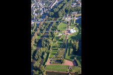 Parkanlage Pulvermagazin Jülich / Brückenkopfpark in Jülich im Bundesland Nordrhein-Westfalen, Deutschland von oben