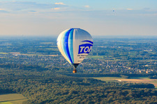 Heisluftballon TORK im Ortsteil Süchteln in Viersen im Bundesland Nordrhein-Westfalen, Deutschland