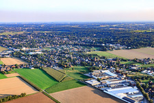 Stadtansicht von Norden im Ortsteil Süchteln in Viersen im Bundesland Nordrhein-Westfalen, Deutschland