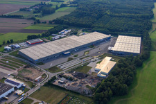 ZUFALL logistics group - Niederlassung Kandel und  STS Group im Gewerbegebiet Horst im Ortsteil Minderslachen im Bundesland Rheinland-Pfalz, Deutschland