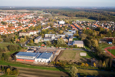 Bienwaldhalle, Schulzentrum in Kandel im Bundesland Rheinland-Pfalz, Deutschland