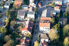 Drohnenaufname von Bismarckstr in Kandel im Bundesland Rheinland-Pfalz, Deutschland