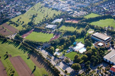 Schrägluftbild von TSV 05 Reichenbach im Ortsteil Busenbach in Waldbronn im Bundesland Baden-Württemberg, Deutschland