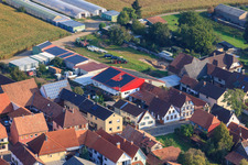 Landwirtschaftlicher Betrieb in Minfeld im Bundesland Rheinland-Pfalz, Deutschland