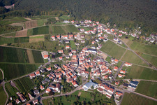 Luftbild von Ortsteil Gleiszellen in Gleiszellen-Gleishorbach im Bundesland Rheinland-Pfalz, Deutschland