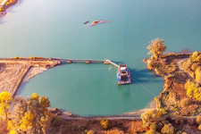 Hagenbach Kiesweier im Bundesland Rheinland-Pfalz, Deutschland