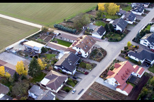 Luftbild von Ottersheim bei Landau, Altsheimerstr im Bundesland Rheinland-Pfalz, Deutschland