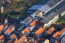 DBK Erweiterung in den Unterkandler Gärten in Kandel im Bundesland Rheinland-Pfalz, Deutschland aus der Vogelperspektive