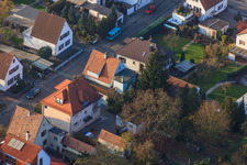 Schrägluftbild von Birkenstr in Kandel im Bundesland Rheinland-Pfalz, Deutschland